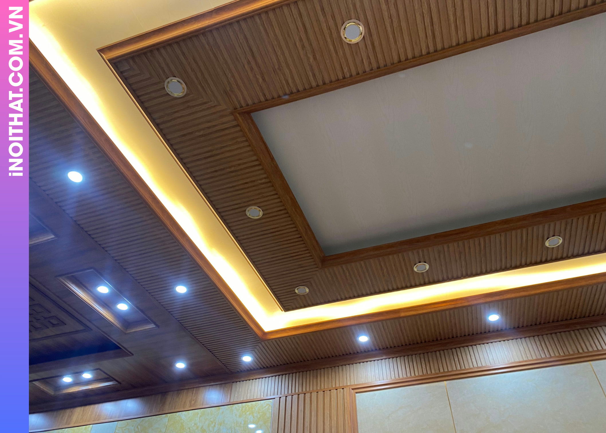 Ốp Tường Trần Nhựa Sang Trọng làm ở Phường Tây Tựu