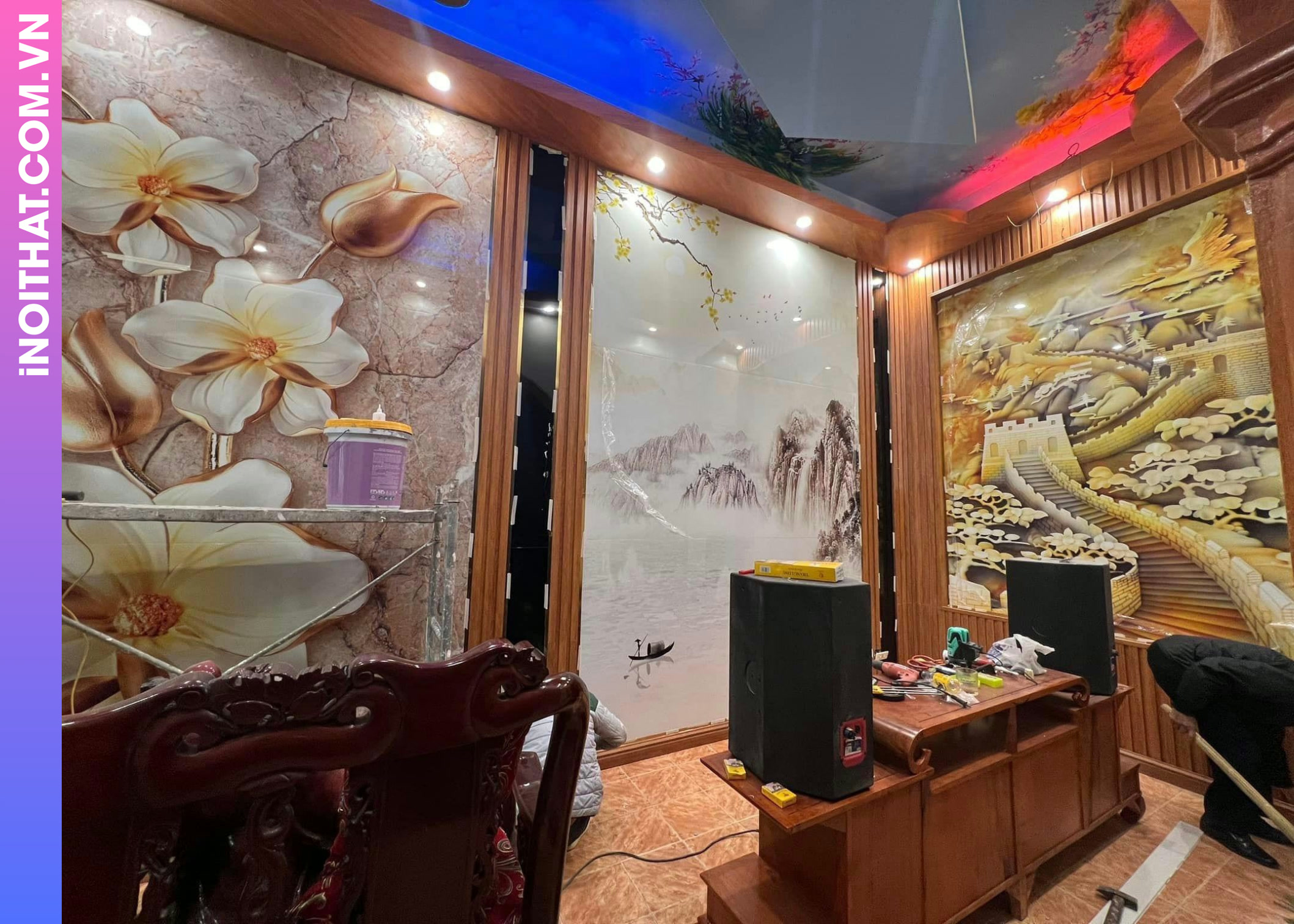 Ốp Tường Trần Nhựa Ốp Trần làm tại Phường Thanh Liệt