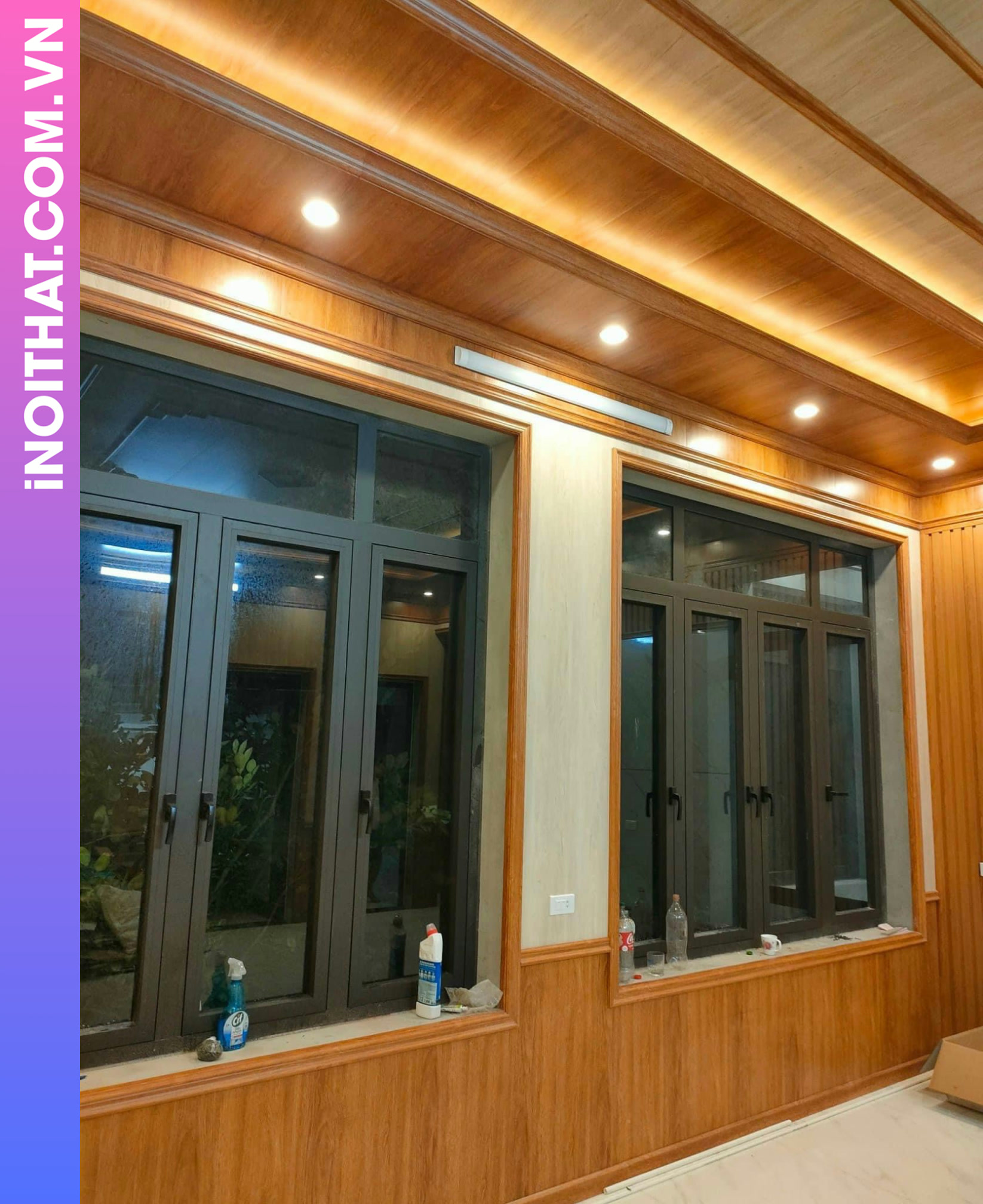 Ốp Tường Trần Nhựa Thân Thiện làm tại Phường Tương Mai