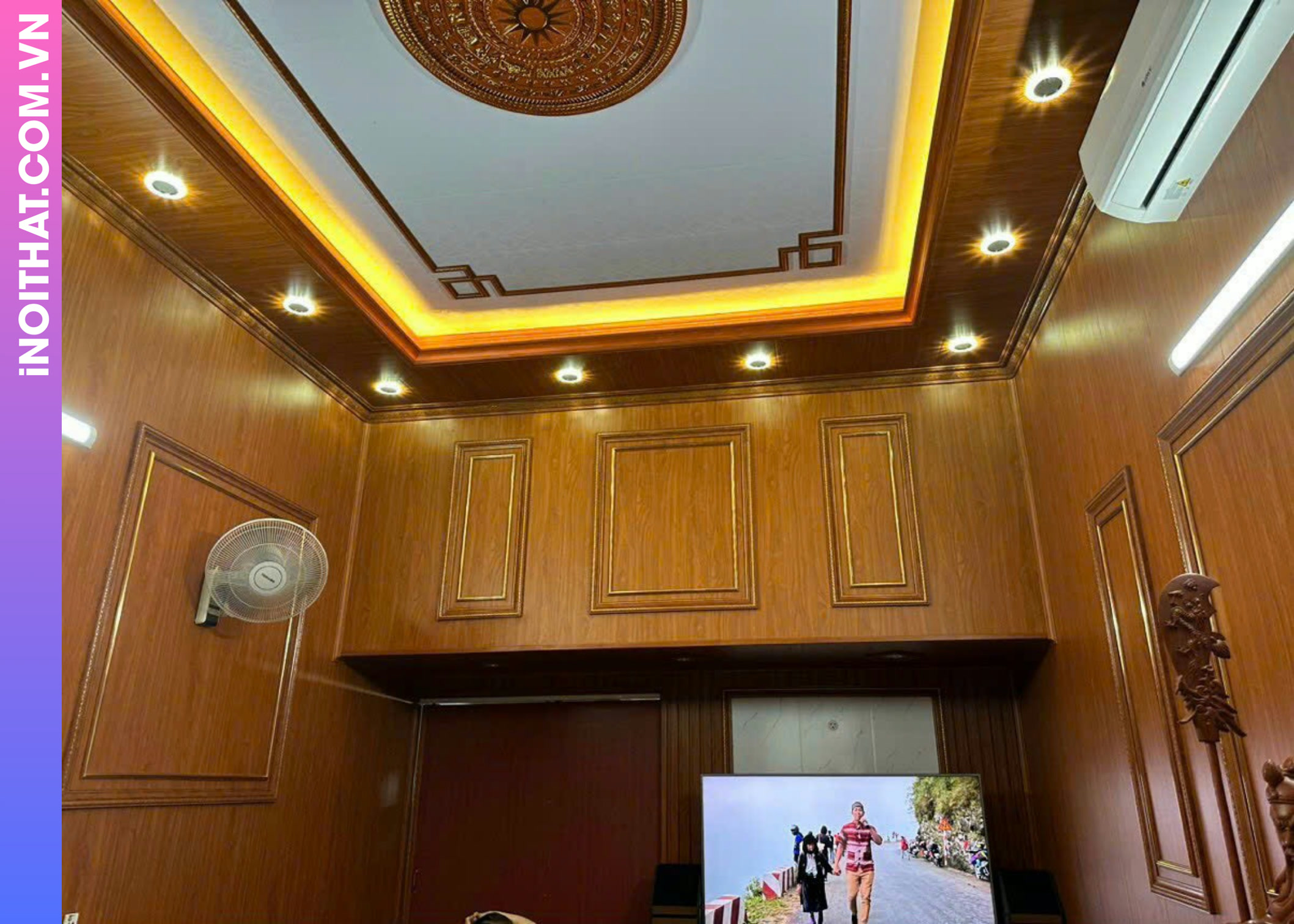 Ốp Tường Trần Nhựa Độ Bền Cao làm ở Phường Yên Sở