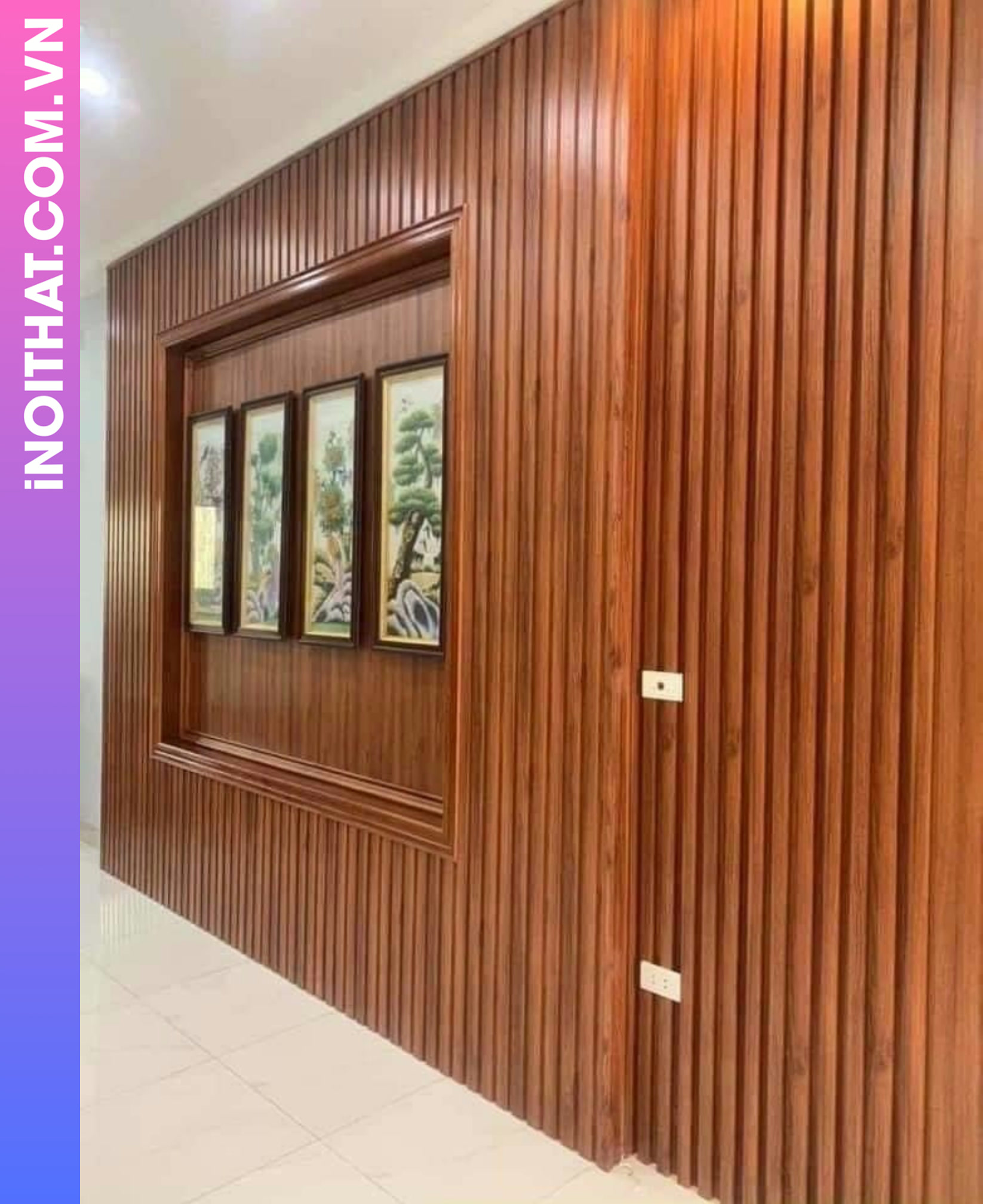 Ốp Tường Trần Nhựa Không Độc Hại làm ở Xã Kim Anh