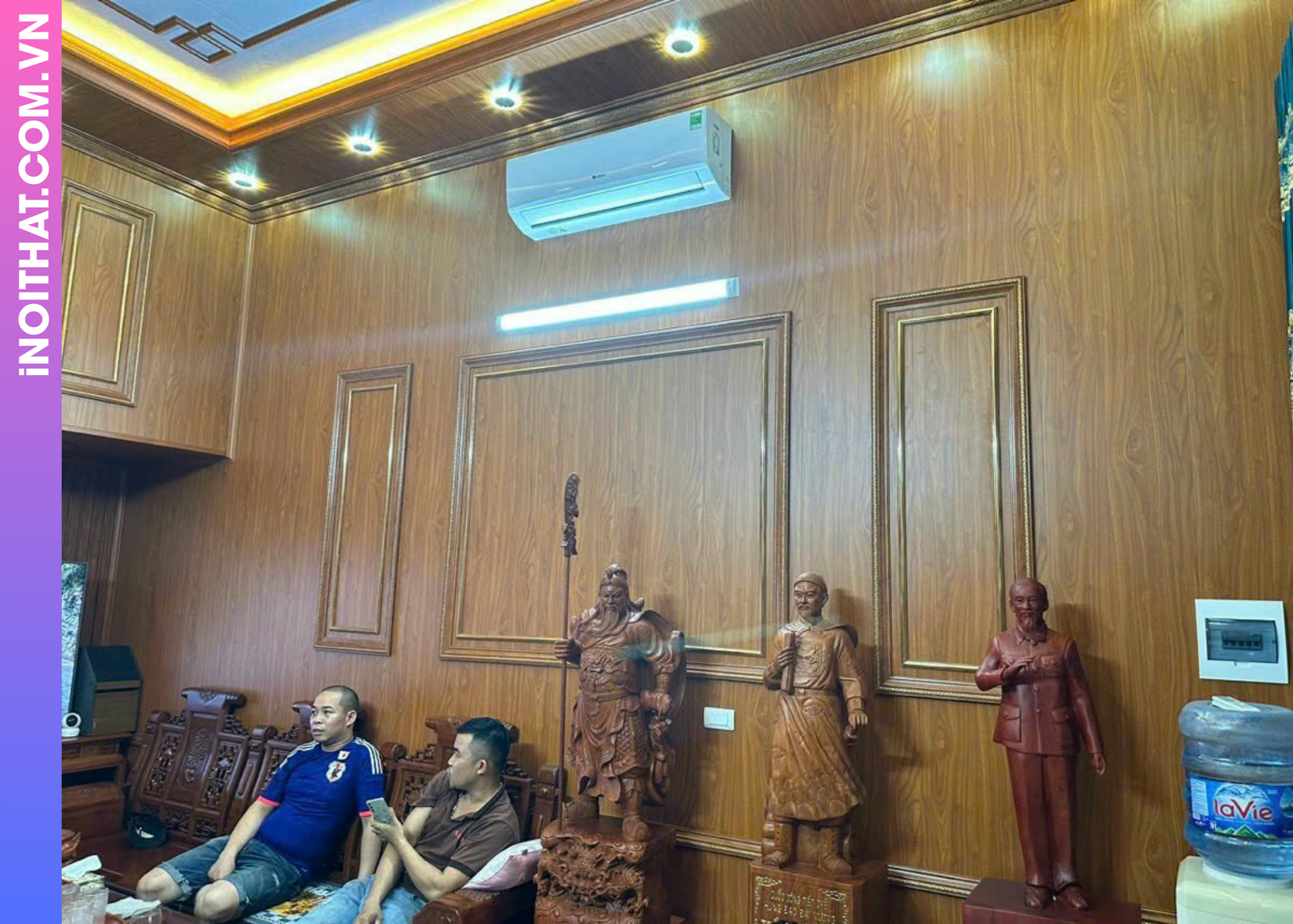 Ốp Tường Trần Nhựa Bề Mặt Bóng Gương ở Xã Mỹ Đức