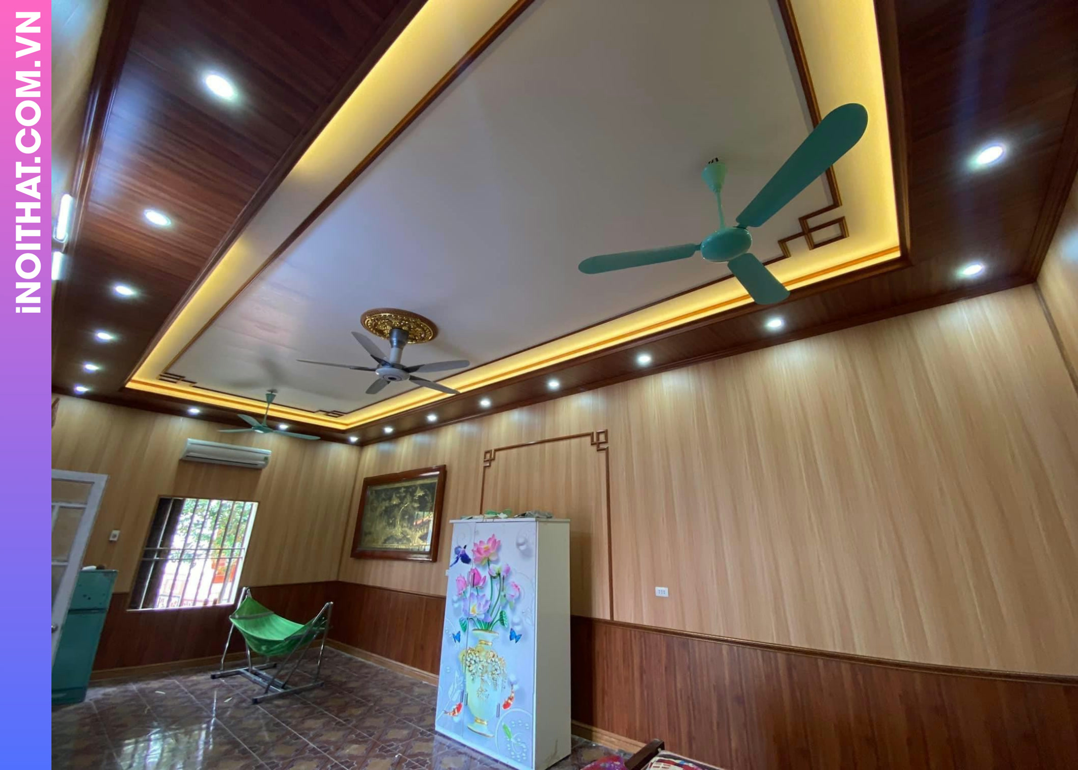 Ốp Tường Trần Nhựa Không Thấm Hơi Nước ở Xã Suối Hai Hình ảnh Ốp Tường Trần Nhựa Không Thấm Hơi Nước ở Xã Suối Hai - Sản phẩm nội thất Inoithat