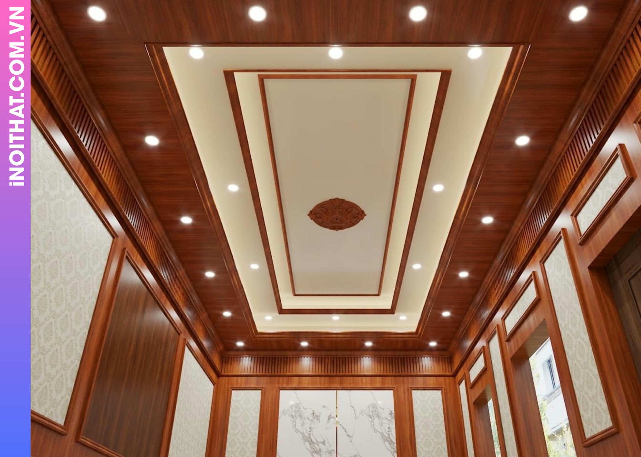 Ốp Tường Trần Nhựa Độ Tinh Xảo Cao ở Xã Thường Tín Hình ảnh Ốp Tường Trần Nhựa Độ Tinh Xảo Cao ở Xã Thường Tín - Sản phẩm nội thất Inoithat