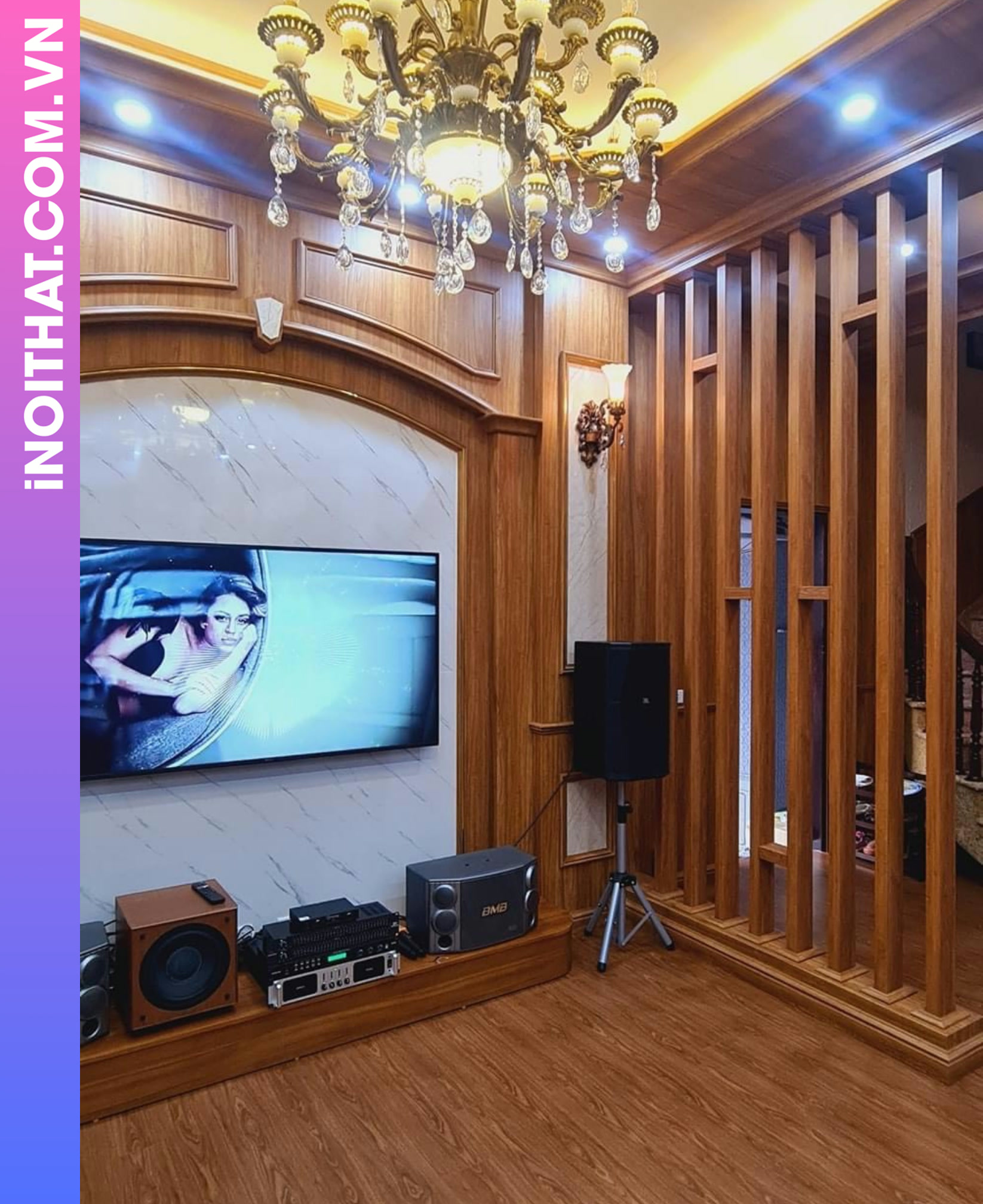 Ốp Tường Trần Nhựa Phong Cách Hiện Đại Hóa làm tại Xã Vật Lại Hình ảnh Ốp Tường Trần Nhựa Phong Cách Hiện Đại Hóa làm tại Xã Vật Lại - Sản phẩm nội thất Inoithat