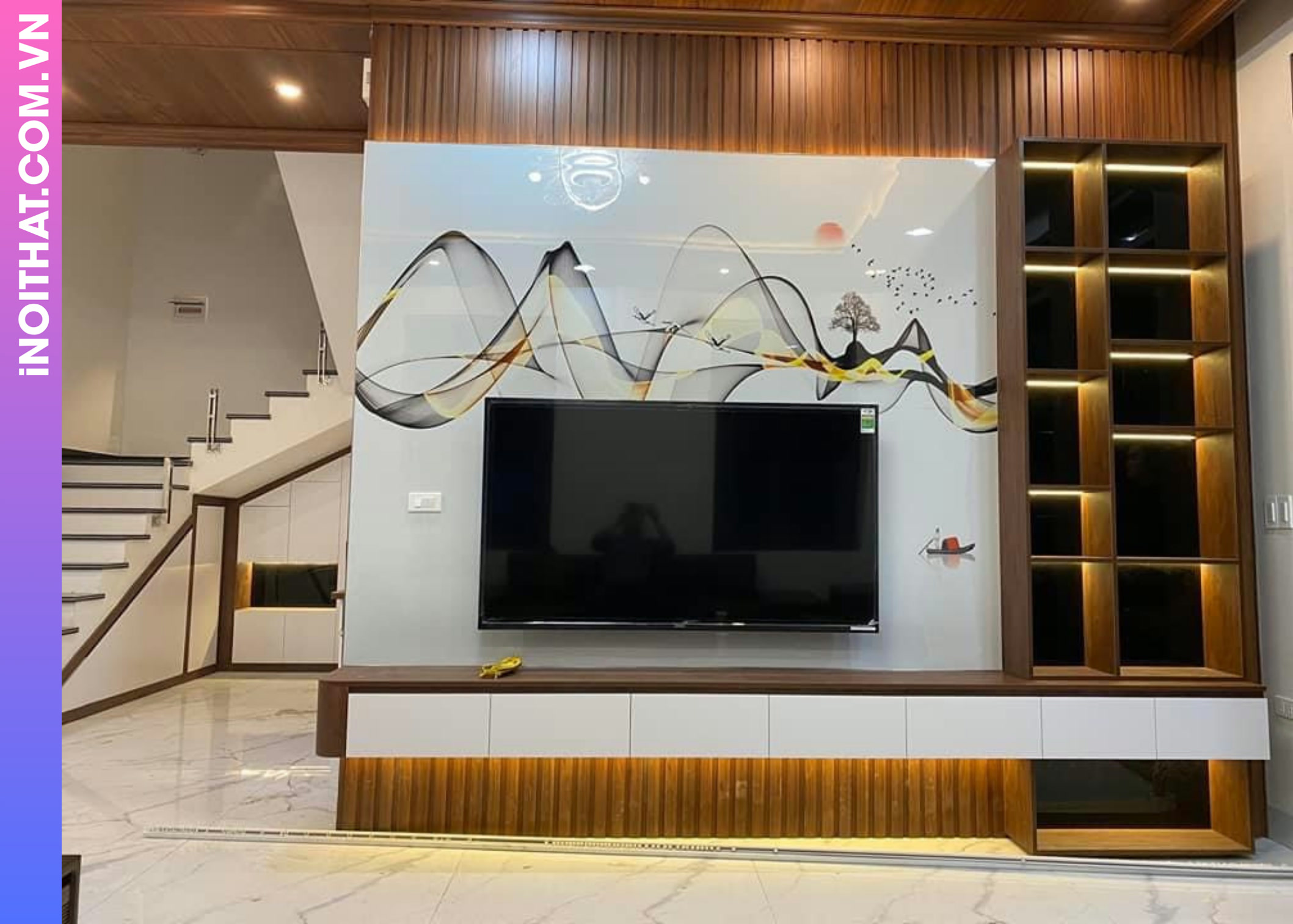 Ốp Tường Trần Nhựa Thẩm Mỹ Đẳng Cấp làm ở Xã Yên Lãng Hình ảnh Ốp Tường Trần Nhựa Thẩm Mỹ Đẳng Cấp làm ở Xã Yên Lãng - Sản phẩm nội thất Inoithat