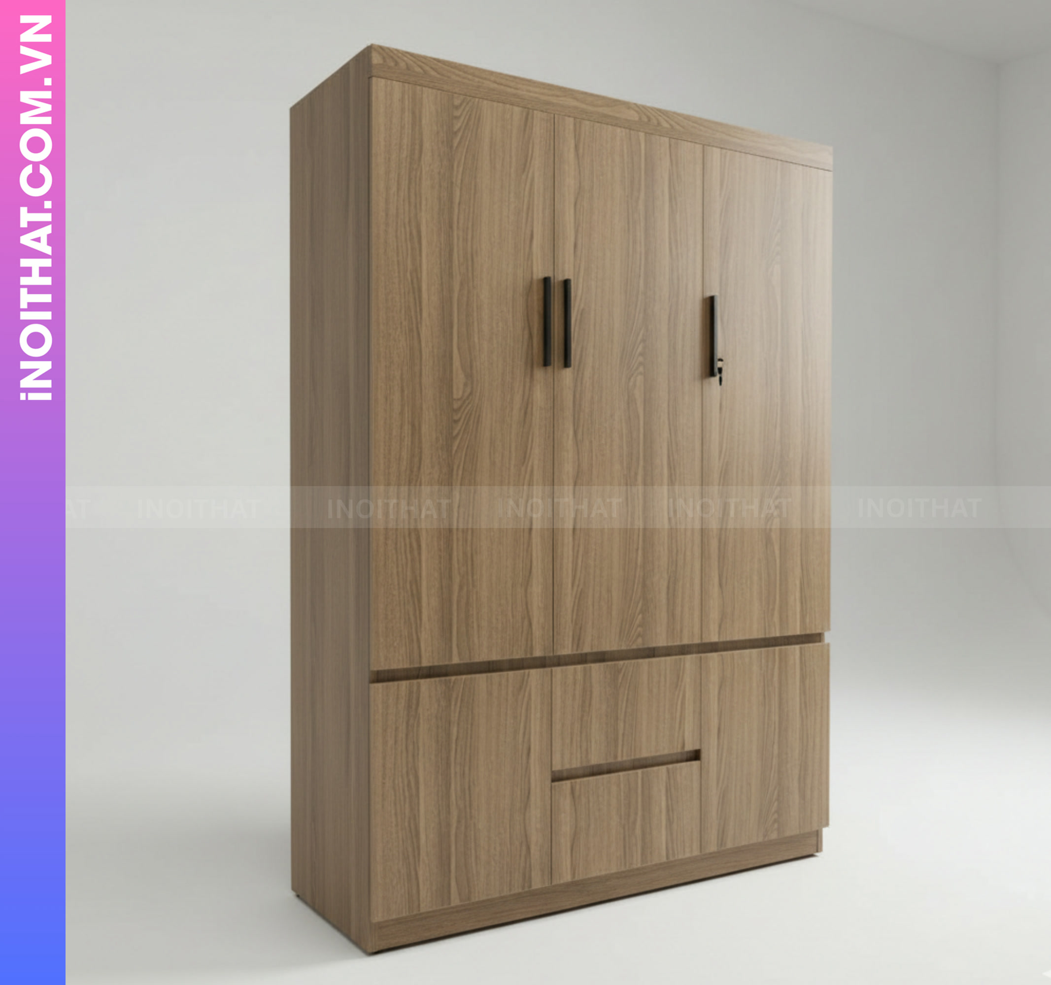 Tủ Quần Áo Nhựa Tự Lắp Ghép Màu Gỗ Nâu Hình ảnh Tủ Quần Áo Nhựa Tự Lắp Ghép Màu Gỗ Nâu - Sản phẩm nội thất Inoithat