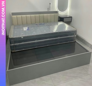 Giường ngủ gỗ mdf phủ melanin tại Xã Xuân Mai