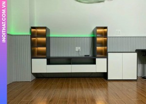 Kệ Tivi cửa lùa tiện ích làm ở Xã Thiên Lộc