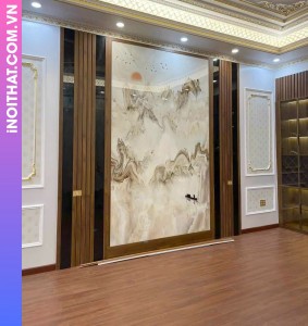 Kệ Tivi cửa trượt hiện đại làm ở Xã Dân Hòa