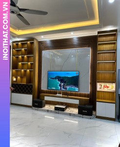 Kệ Tivi kiểu dáng hiện đại làm tại Xã Hòa Lạc