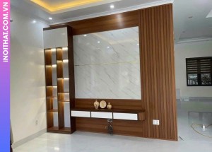 Kệ Tivi thiết kế đồng bộ làm tại Xã Phúc Thọ