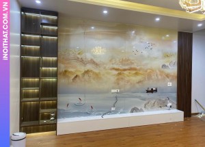 Kệ Tivi tiện ích hiện đại làm ở Xã Hát Môn