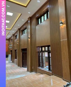 Ốp Tường Trần Nhựa Ít Bám Bẩn tại Xã Sơn Đồng