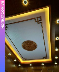 Ốp Tường Trần Nhựa Phong Cách Tối Giản ở Xã Ứng Thiên