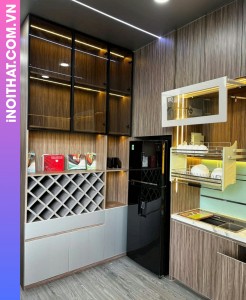 Tủ Bếp cửa lùa tiện ích tại Xã Xuân Mai