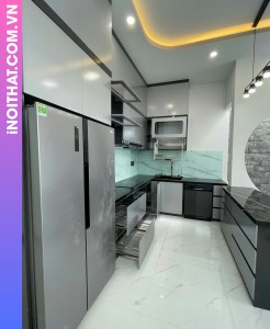 Tủ Bếp cửa trượt hiện đại tại Xã Hòa Xá