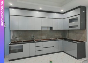 Tủ Bếp sáng tạo tiện ích làm ở Xã Dân Hòa