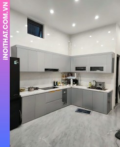 Tủ Bếp thiết kế đồng bộ làm tại Phường Dương Nội