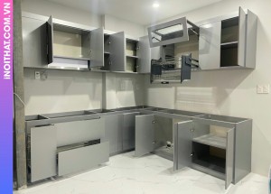 Tủ Bếp thiết kế gọn gàng khu vực Xã Hòa Phú