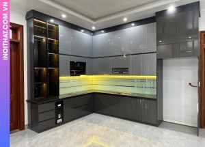 Tủ Bếp thiết kế tối giản ở Chương Mỹ