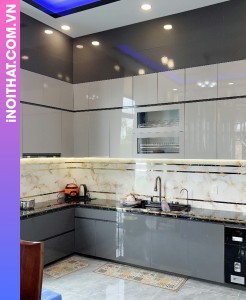 Tủ Bếp tiện nghi hiện đại làm tại Xã Trần Phú