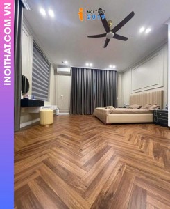 Công trình thi công sàn gỗ cốt đen monster tại Vinhome Cổ loa Đông Anh