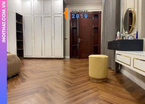 Công trình thi công sàn gỗ cốt đen monster tại Vinhome Cổ loa Đông Anh