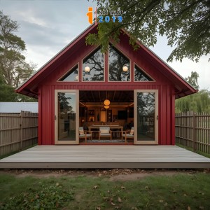 Nhà Container Di Động 40 feet - Kèm gác mái, mái tôn kết hợp