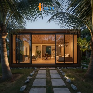 Khoang Phòng Khách di động đặt trong Vườn Nhà