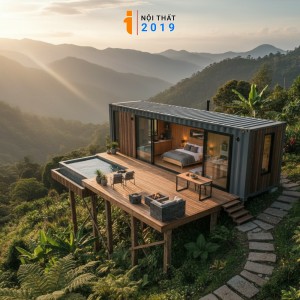 Nhà Container Di Động 40 feet - Sườn Núi