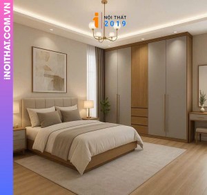 Phòng ngủ thiết kế tối giản, phong cách hiện đại