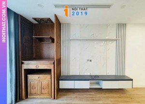 Thi công nội thất phòng khách chung cư tại Hà Nội