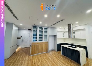 Thi công nội thất phòng khách chung cư tại Hà Nội