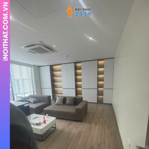 Thi công nội thất phòng làm việc giám đốc tại Mỹ Đình