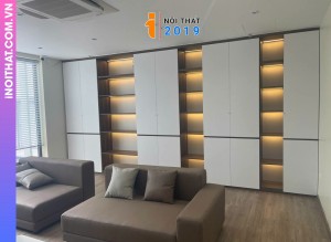 Thi công nội thất phòng làm việc giám đốc tại Mỹ Đình
