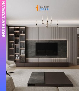 Thi công thiết kế nội thất phòng khách
