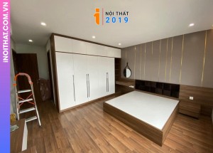 Thi công trọn bộ nội thất phòng ngủ cao cấp