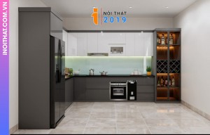 Thiết kế nội thất phòng bếp hiện đại, tiện nghi và sang trọng