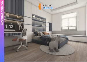 Thiết kế nội thất phòng ngủ tiện hiện đại