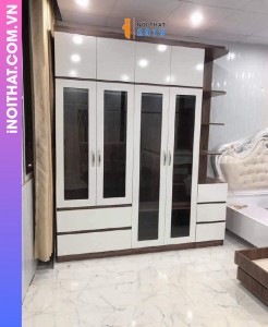 Tủ quần áo cánh kín bằng gỗ công nghiệp